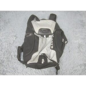 Oakley Black Gray 19" Laptop Compartment Backpack Men Nylon‎ Waist Belt Straps